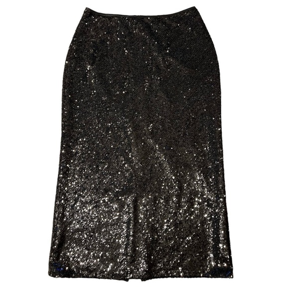 NWOT CINQ À SEPT Marta Sequined Skirt Size XS - Picture 5 of 9